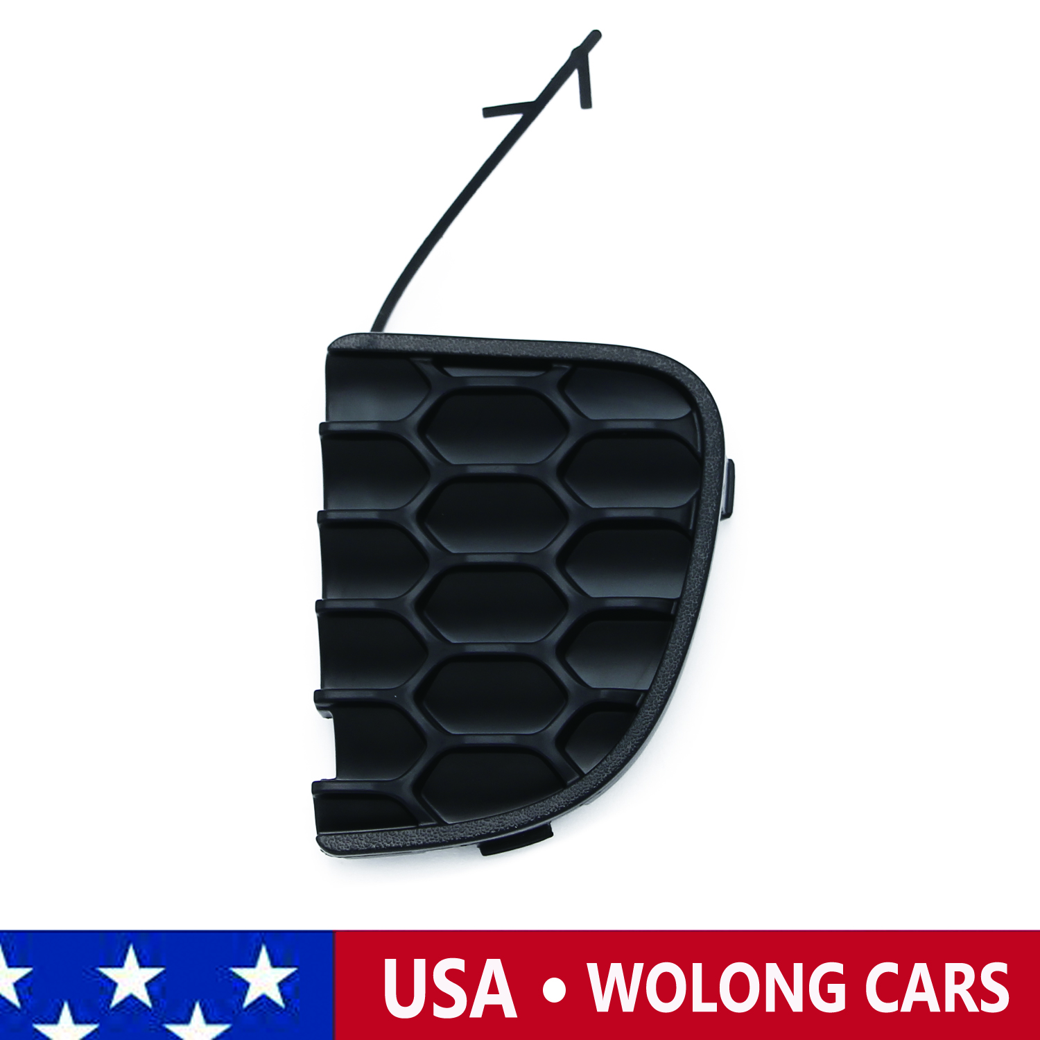 Black Rear Tow Hook Cover Cap Fits for 2015 2019 Jeep Renegade